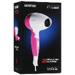 Фен Centek CT-2229 белый/розовый, 1200 Вт, компактный, фото16