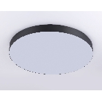 Потолочный светодиодный светильник Ambrella light FV5537 BK черный LED 90W 3000K D600*58 (Без ПДУ), фото4