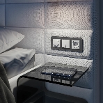 Розетка с заземлением, шторками и USB тип A+C (белый), фото5