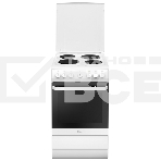 Плита электрическая Hansa FCEW54120 белый, конфорок 4 шт, духовка 62 л, 50 см x 85 см x 60 см, фото 1
