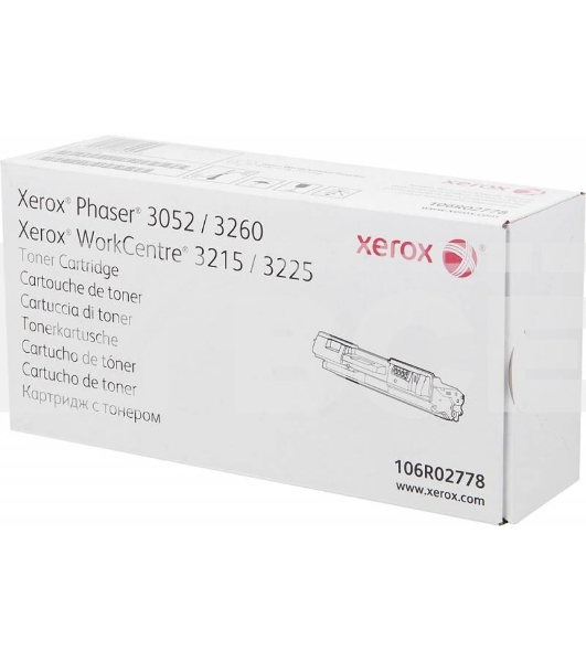 Картридж лазерный Xerox 106R02778 черный для Xerox Ph 3052/3260/WC 3215/3225 3000 стр.(Channels)