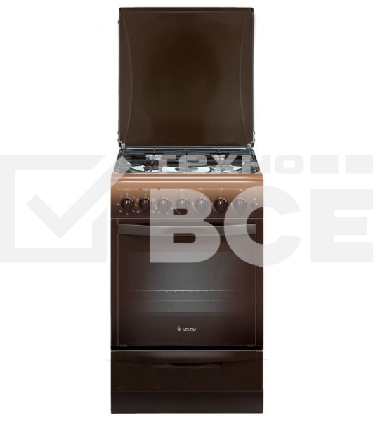 Комбинированная плита Gefest 5102-02 0001 коричневый