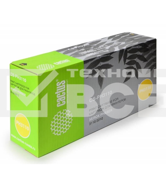 Картридж лазерный Cactus CS-PH3110 (109R00639) черный (1000 стр.) для Xerox 3110/3210
