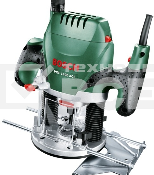 Фрезеры Bosch POF 1200 AE 060326A100 Фрезерная машина { 1200 Вт, 11000–28000 об/мин, 55мм, 3,0 кг }