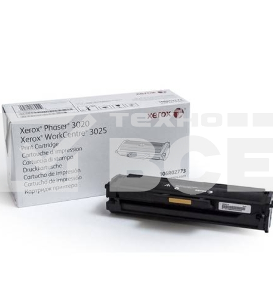 Картридж лазерный Xerox 106R02773 черный для Xerox Phaser 3020/WC 3025 (1500 стр)(Channels)