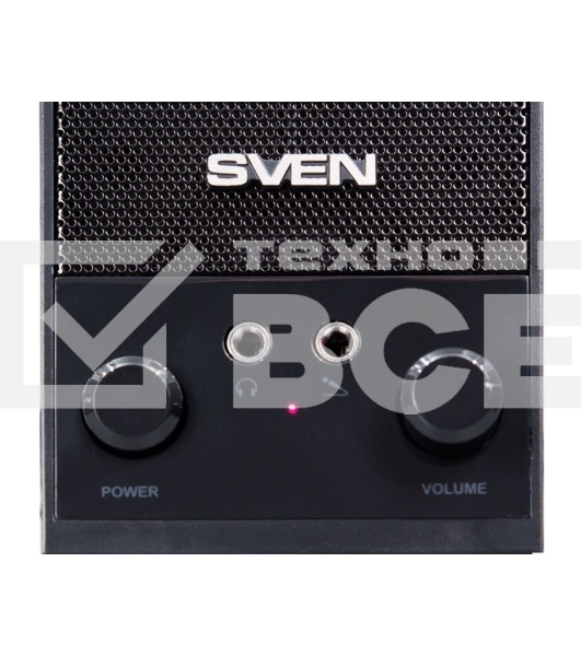 Акустическая система Sven SPS-604 2.0 черный 4Вт