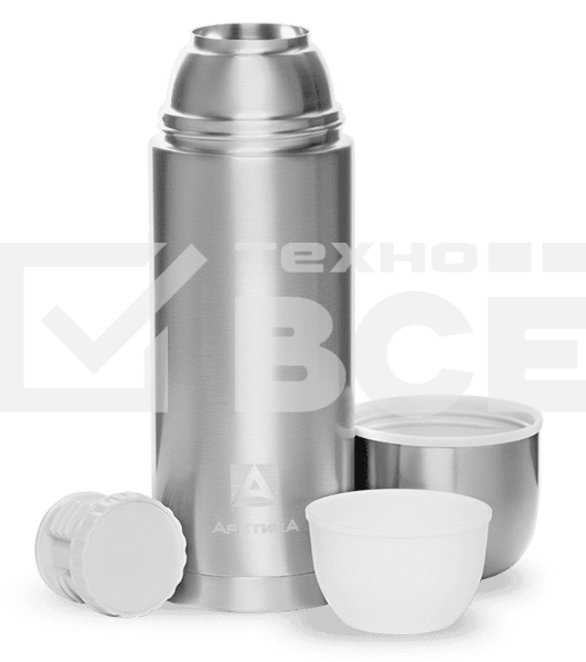 Термос Арктика 105-1200, узкое горло 1,2 л, современный, холод/тепло 30 ч