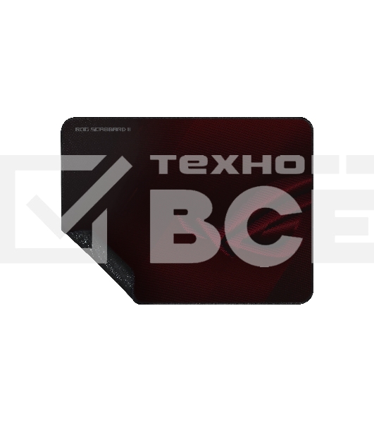 Игровой коврик для мыши ASUS ROG Scabbard II medium (360 x 260 x 3 mm, резина, тканый материал, cиликон, 90MP02H0-BPUA00)