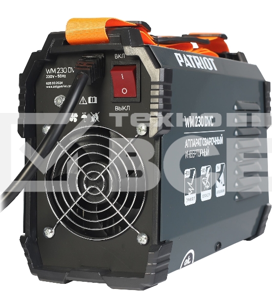 Сварочный аппарат Patriot WM230DVC инвертор ММА 10.7кВт (кейс в комплекте)
