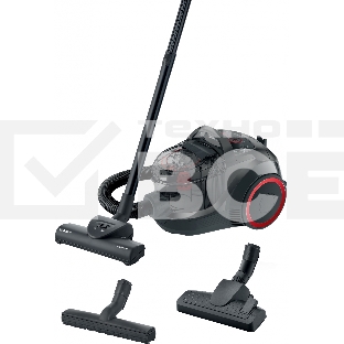 Пылесос Bosch BGS21POW2 черный, 2000 Вт, уборка сухая, пылесборник контейнер 2 л