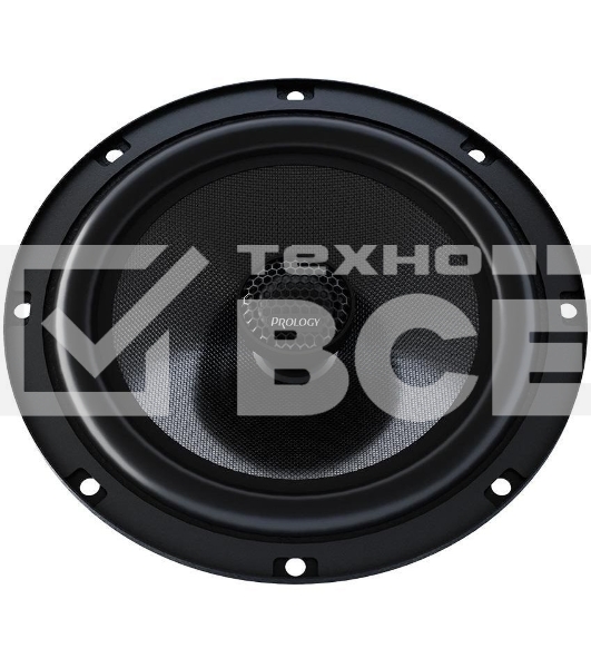 Колонки автомобильные Prology PS-165 180Вт 89дБ 4Ом 16см (6.5дюйм) (ком.:2кол.) коаксиальные двухполосные