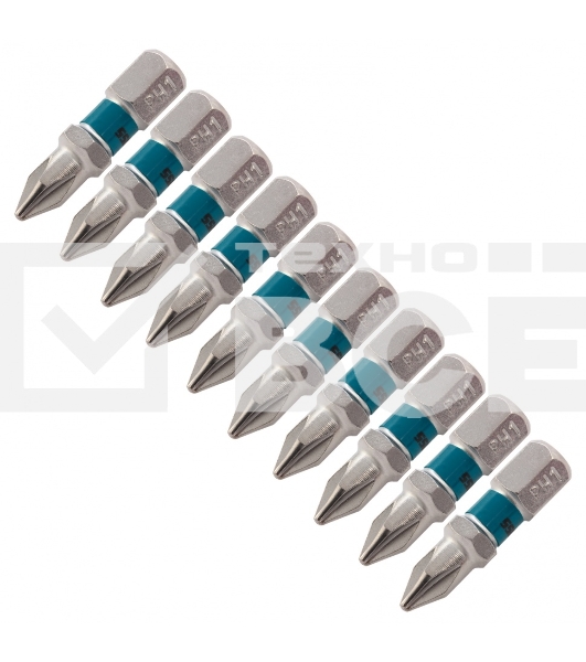 Набор бит PH1х25, сталь S2, 10 шт. Gross