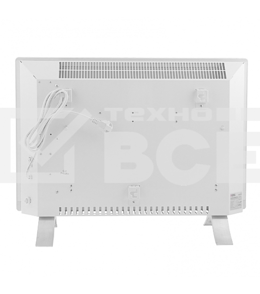 Конвектор Denzel OptiPrime-1500 белый, 1500 Вт, 20 м2, термостат, дисплей, WiFi