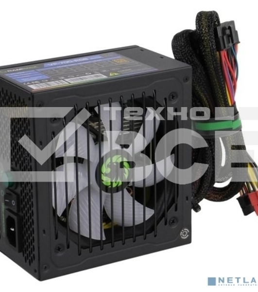 Блок питания GameMax VP-700-RGb-MODULAR, 700Вт, 80 PLUS Bronze, 120мм, модульный, черный
