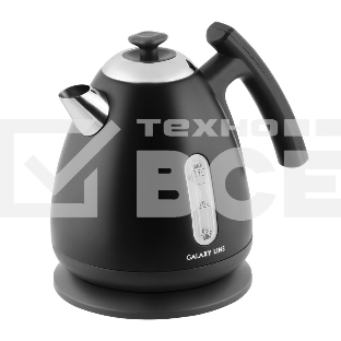 Чайник электрический Galaxy Line GL 0343, черный нефрит, металл, 2200 Вт, 1,7 л