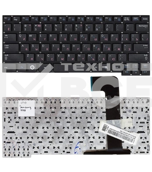 Клавиатура для ноутбука Samsung X128 X130 SF210, черная