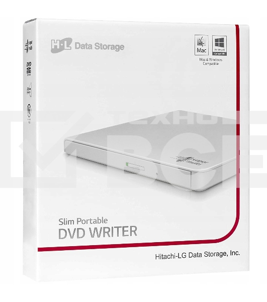 Привод DVD-RW LG GP57EW40 белый USB slim внешний RTL
