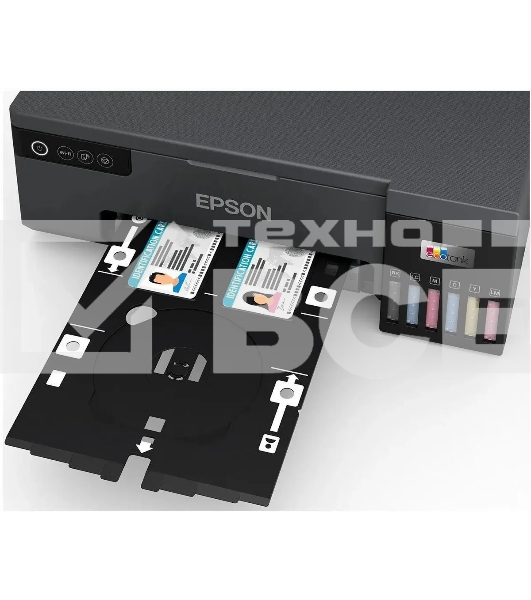 Принтер струйный Epson L8050 (C11CK37405/C11CK37402/C11CK37504/C11CK37507/C11CK37506), A4, цветное, печ. до 8 стр/мин., 1440 x 5760 dpi, USB, Wi-Fi