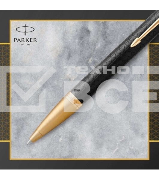 Ручка шариковая Parker IM Premium K323 (CW1931667) Black GT M син. черн. подар.кор.