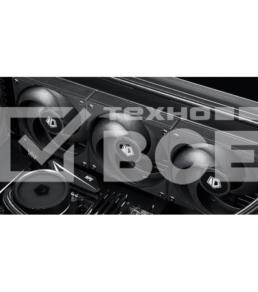 Вентилятор для корпуса ID-Cooling AS-140-K черный, 140 мм, 1800 об/мин, 24.9 дБ, 4 pin