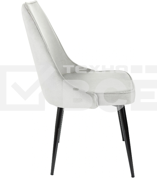 Стул для дома Бюрократ CH-K4_2 комплект 2 шт св. серый Holland 09 металл черный на ножках