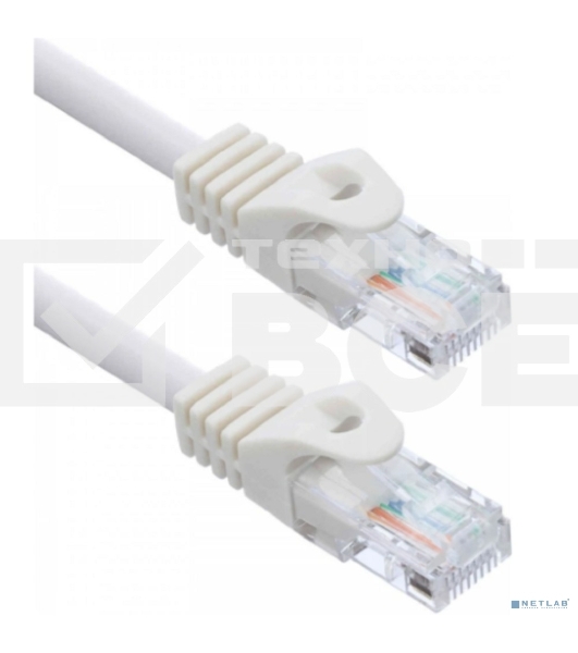 Патч-корд ACD-LPU5C-5DW сat.5e UTP 24AWG 4Pair, 7/0.18мм CU белый, 0.5м