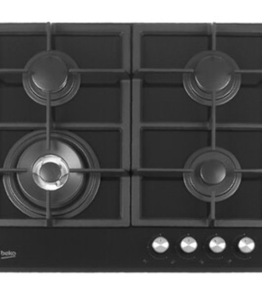 Газовая варочная панель Beko HILW 64235 S, черный
