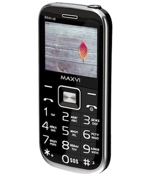 Мобильный телефон Maxvi B6ds up черный