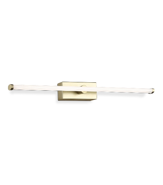 Настенный светодиодный светильник Ambrella light FL6114 GD золото 9W 3000K-6400K 410*45*80