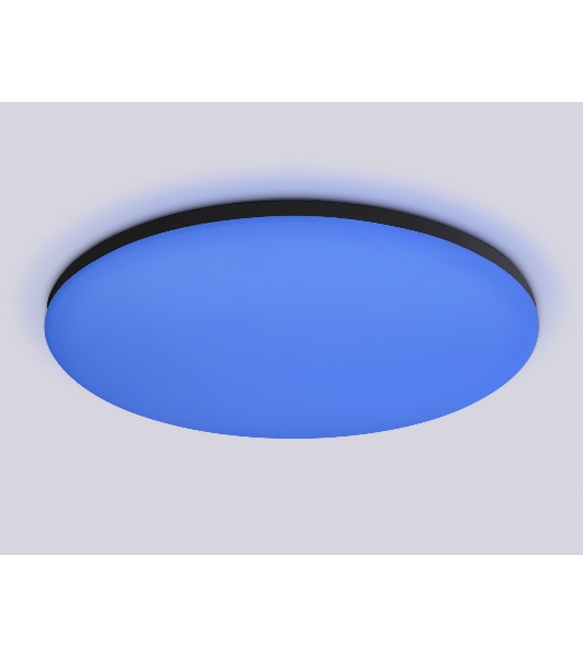 Умный светодиодный светильник FZ2005 BK черный IP54 25W 3000K-6500K+RGB Wi-Fi Алиса/Tuya/Smart Home/Alexa D370*55 (ПДУ ИК)