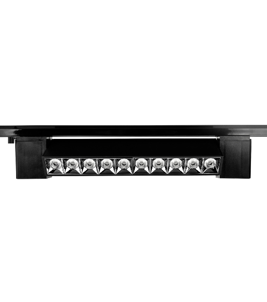 Трековый однофазный светодиодный светильник Ambrella light GL6689 BK черный LED 12W 4200K 24°