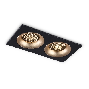 Светильник Ambrella light TN102735/2 BK/GD черный/золото GU5.3 175*92*23