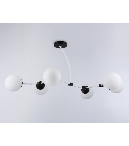 Светитльник Ambrella Light TR2552/6 WH/BK белый/черный E27/6 max 60W 1160*600*450
