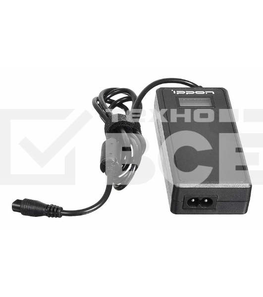Блок питания Ippon D65U автоматический 65W 15V-19.5V 8-connectors 1.5A 1xUSB 2.1A от бытовой электросети LСD индикатор