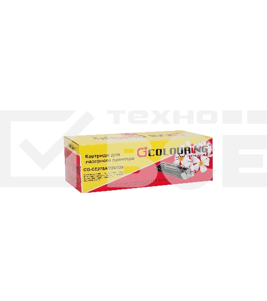 Картридж лазерный Colouring CG-CE278A/726/728 чёрный (2100 стр.) для принтеров HP LaserJet P1560/P1566/P1600/P1606dn/M1536 Canon i-Sensys MF4410/4420/4430/4450/4550d/4570d/4580dn/4780/D520/LBP-6200D