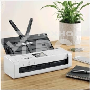 Сканер Brother ADS1700W, A4, 25 стр/мин, 1200 dpi, цветной, дуплекс, сенсорный экран, WiFi, USB