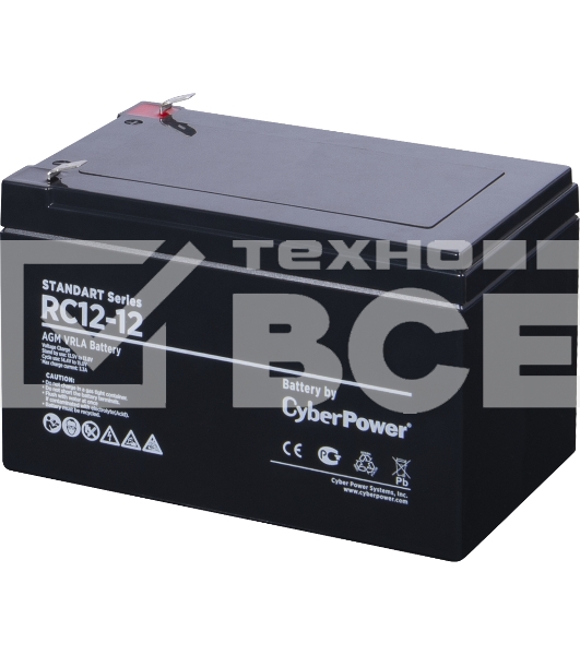 Батарея SS CyberPower Standart series RC 12-12 / 12V 12 Ah