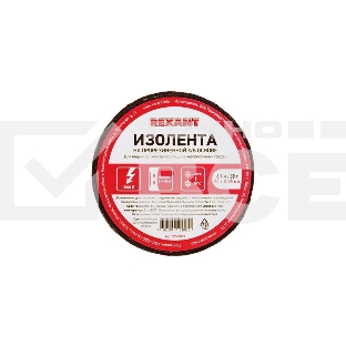 Изолента ХБ Rexant 20 х 0,35 мм, (ролик 6,7 м/80 г) (1-ПОЛ)