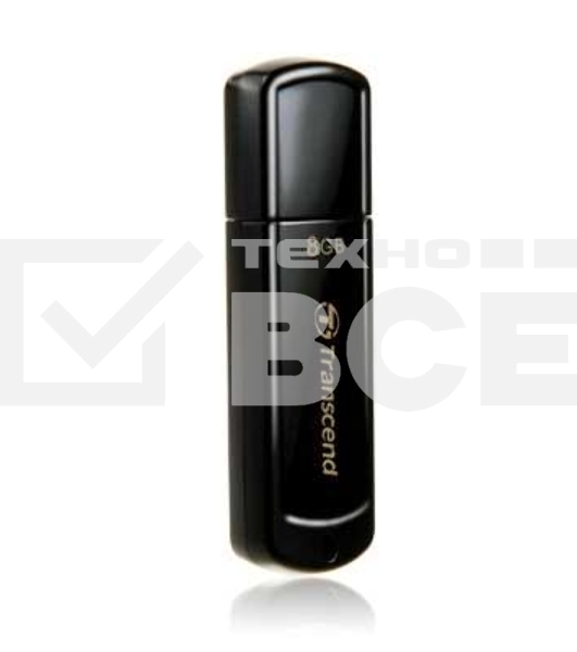 Флеш диск Transcend 8Gb Jetflash 350 TS8GJF350 USB2.0 черный