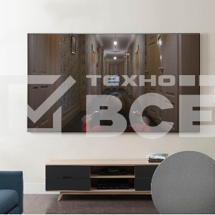 Экран Cinema S'OK Pro 16:9 135' настенно-потолочный, на раме, 298x168 см, рама черная 1 см, полотно серый HCG