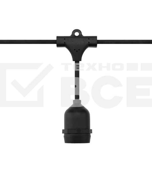 Шина в виде ленты Neon-night Belt-Light 2 жилы, шаг 40 см подвесные патроны E27 влагостойкая IP65