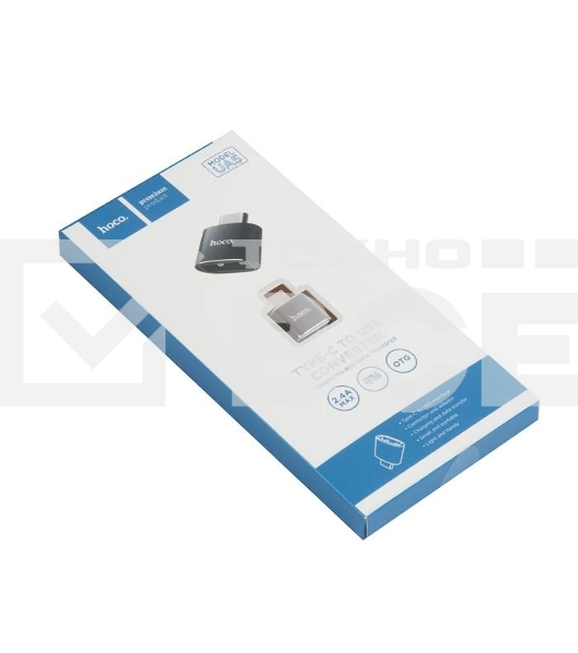Переходник HOCO UA5 Type-C to USB converter, черный