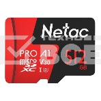 Флеш-накопитель NeTac P500 Extreme Pro MicroSDXC 512GB V30/A1/C10 up to 100MB/s, фото6