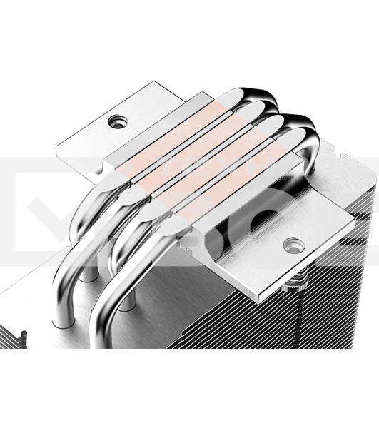 Кулер ID-COOLING SE-214-XT ARGB белый 120мм алюминий+медь 1500rpm 27db 4-pin 180W 150мм