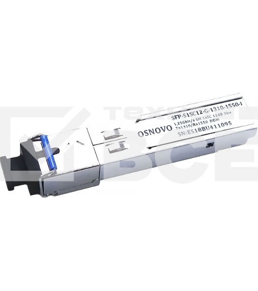 Модуль Osnovo SFP-S1SC12-G-1310-1550-I