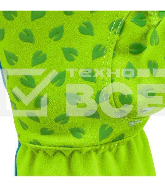 Перчатки садовые на липучке, силиконовое нанесение, размер 7, Luxe Palisad