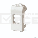 Адаптер для информационных разъемов DKC/ДКС 76607B Keystone/AMP/Hyperline/BICC, белый RAL 9010, 1М,'BRAVA', фото 1