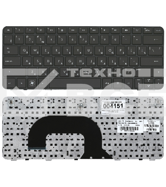 Клавиатура для ноутбука HP Pavilion DM1-3000 DM1-4000 черная