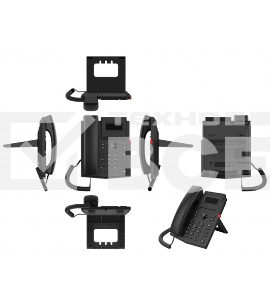 Телефон IP Fanvil X301W c б/п черный