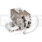 Модуль-вставка Keystone Jack RJ-45 ExeGate KJ-8P8C-SH-C6-180-TL (Кат.6, экранированная, 180 градусов, IDC Toolless (без инструмента)), фото2